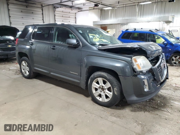 2011 GMC Terrain SLE-1 with VIN 2CTFLREC7B6270835, listed as a Copart auction lot 55656105 with 254,130 mi miles and Non repairable. Bid and sale history available at DreamBid. Image 4.