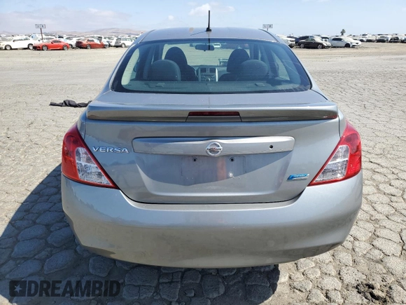 2013 Nissan Versa SV with VIN 3N1CN7AP2DL853742, listed as a Copart auction lot 60462615 with 75,587 mi miles and Salvage title. Bid and sale history available at DreamBid. Image 6.