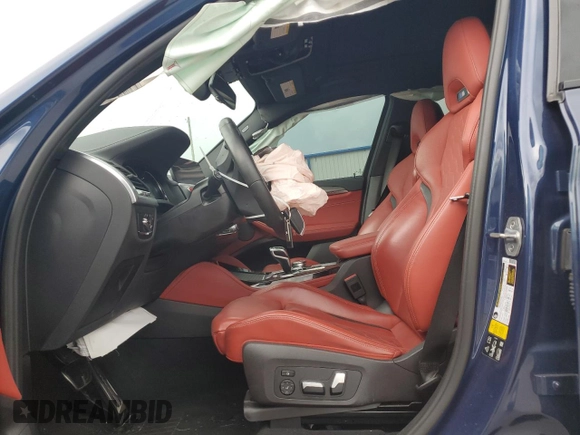 2020 BMW X3 M Competition with VIN 5YMTS0C06LLT11106, listed as a Copart auction lot 72803964 with 49,679 mi miles and Salvage Title. Bid and sale history available at carsss.com. Image 7.