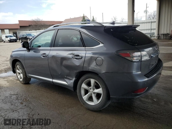 2012 Lexus RX 350 z VIN 2T2BK1BA7CC136193, wystawiony jako Copart lot #51164905 z przebiegiem Nie podano mil oraz Szkoda całkowita • Salvage title. Historia ofert i sprzedaży dostępna na DreamBid. Obrazek 2.