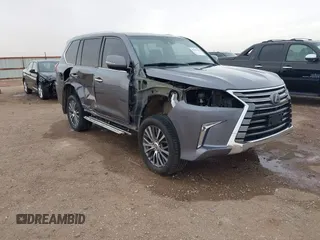 2018 Lexus LX with VIN JTJHY7AX3J4273862, listed as a IAAI auction lot 41697166 with 83,936 mi miles. Bid and sale history available at carsss.com. Image 1.