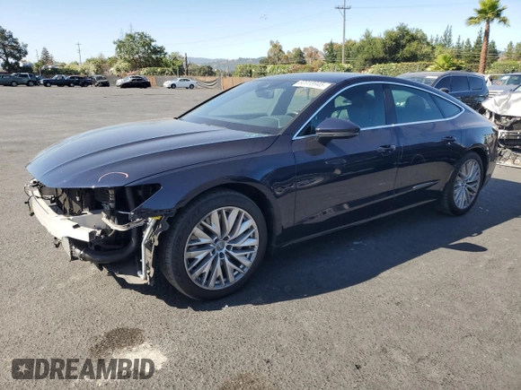 2019 Audi A7 Premium Plus with VIN WAUR2AF21KN052210, listed as a Copart auction lot 60918945 with 64,740 mi miles and Salvage title. Bid and sale history available at DreamBid. Image 1.