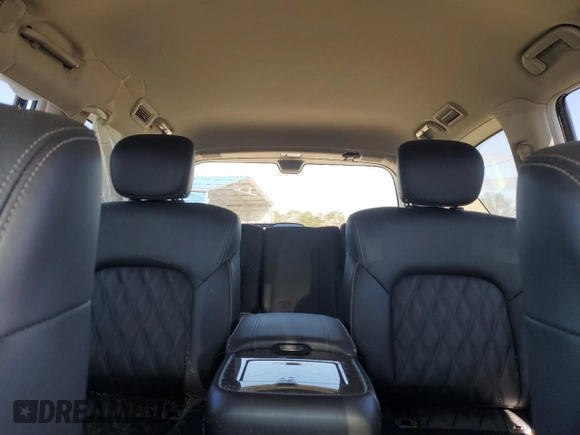 2024 Nissan Armada Platinum with VIN JN8AY2DB9R9853224, listed as a Copart auction lot 43420655 with 17,707 mi miles and Salvage Title. Bid and sale history available at carsss.com. Image 10.