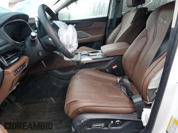 2024 Acura MDX Advance with VIN 5J8YE1H83RL036136, listed as a Copart auction lot 57232115 with Not provided miles and Non repairable. Bid and sale history available at DreamBid. Image 7.