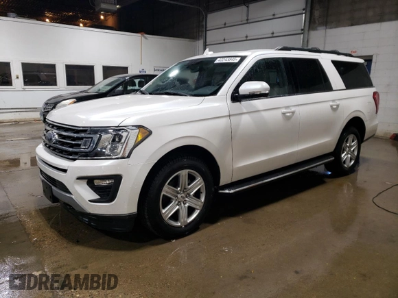 2019 Ford Expedition Max XLT z VIN 1FMJK1JT2KEA70078, wystawiony jako Copart lot #43243845 z przebiegiem 69 661 mil mil oraz Szkoda całkowita • Salvage title. Historia ofert i sprzedaży dostępna na DreamBid. Obrazek 1.