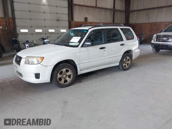 2007 Subaru Forester X with VIN JF1SG63637H736844, listed as a IAAI auction lot 40371482 with 166,328 mi miles. Bid and sale history available at carsss.com. Image 2.