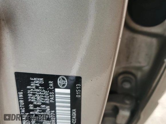 2005 Toyota Camry LE with VIN 4T1BF30K65U082774, listed as a Copart auction lot 52586035 with 119,968 mi miles and Clean Title. Bid and sale history available at DreamBid. Image 12.