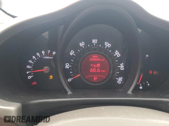 2012 Kia Sportage EX with VIN KNDPCCA21C7240564, listed as a Copart auction lot 58931445 with 235,045 mi miles and Clean title. Bid and sale history available at DreamBid. Image 9.