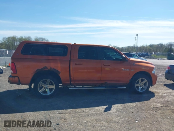 2010 Dodge 1500 Sport with VIN 1D7RV1CT0AS169693, listed as a IAAI auction lot 42156871 with 152,323 mi miles and . Bid and sale history available at carsss.com. Image 13.