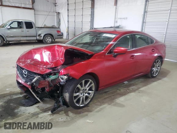 2014 Mazda 6 i Grand Touring with VIN JM1GJ1W63E1125735, listed as a Copart auction lot 48177725 with Not Provided miles and Salvage Title. Bid and sale history available at DreamBid. Image 1.