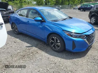 2024 Nissan Sentra SV with VIN 3N1AB8CV4RY265045, listed as a Copart auction lot 59188985 with 5,232 mi miles and Salvage title. Bid and sale history available at DreamBid. Image 4.