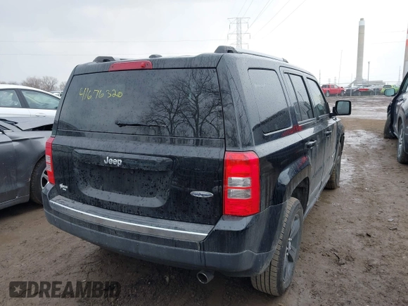 2017 Jeep Patriot High Altitude with VIN 1C4NJPFA0HD131946, listed as a IAAI auction lot 41676320 with 95,271 mi miles and . Bid and sale history available at carsss.com. Image 4.