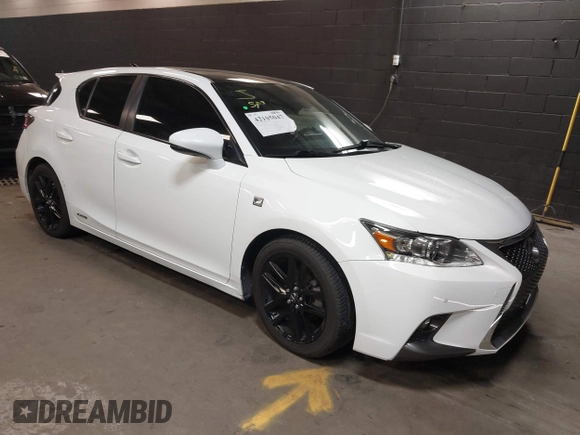 2016 Lexus CT 200h with VIN JTHKD5BH1G2253449, listed as a IAAI auction lot 42105047 with 115,077 mi miles and . Bid and sale history available at carsss.com. Image 1.