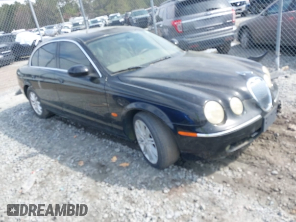2005 Jaguar S-Type with VIN SAJWA01T15FN16454, listed as a IAAI auction lot 41650066 with 104,942 mi miles and . Bid and sale history available at DreamBid. Image 1.