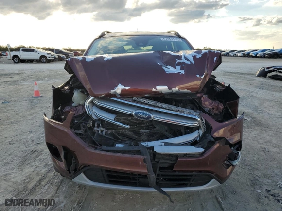 2018 Ford Escape SE with VIN 1FMCU0GD1JUB85143, listed as a Copart auction lot 47042535 with 0 mi miles and Salvage Title. Bid and sale history available at carsss.com. Image 5.
