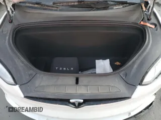 2022 Tesla Model X Plaid with VIN 7SAXCBE67NF356567, listed as a Copart auction lot 43243895 with 24,381 mi miles and Salvage Title. Bid and sale history available at DreamBid. Image 12.