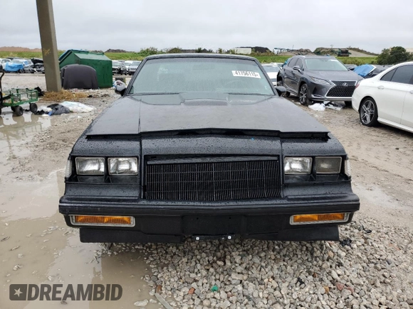 1984 Buick Regal with VIN 1G4AK4798EH578040, listed as a Copart auction lot 41756115 with 89,429 mi miles and Salvage Title. Bid and sale history available at DreamBid. Image 5.