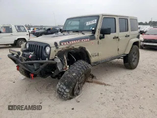 2018 Jeep Wrangler Unlimited Rubicon Recon with VIN 1C4BJWFG4JL808574, listed as a Copart auction lot 57702745 with 49,416 mi miles and Salvage title. Bid and sale history available at DreamBid. Image 1.