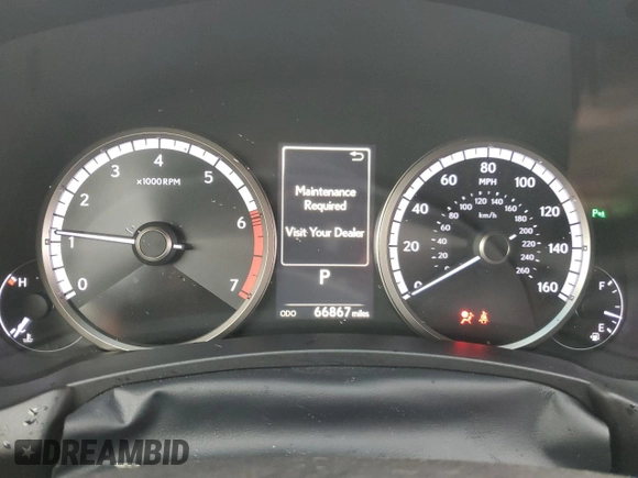 2018 Lexus NX with VIN JTJYARBZXJ2098702, listed as a Copart auction lot 49860725 with 66,867 mi miles and Non Repairable. Bid and sale history available at carsss.com. Image 9.