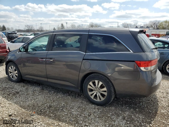 2014 Honda Odyssey EX-L with VIN 5FNRL5H6XEB066620, listed as a Copart auction lot 50986735 with 134,040 mi miles and Salvage Title. Bid and sale history available at carsss.com. Image 2.