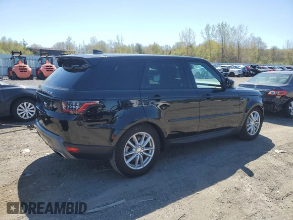 2022 Land Rover Range Rover Sport SE with VIN SALWG2SUXNA203358, listed as a Copart auction lot 54709415 with 44,040 mi miles and Salvage title. Bid and sale history available at DreamBid. Image 3.
