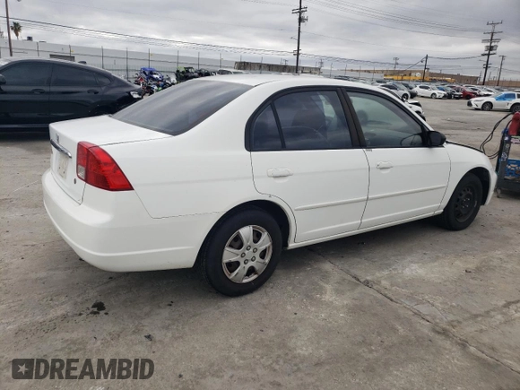 2003 Honda Civic LX with VIN 2HGES16553H586222, listed as a Copart auction lot 49484765 with 133,106 mi miles and Clean Title. Bid and sale history available at carsss.com. Image 3.