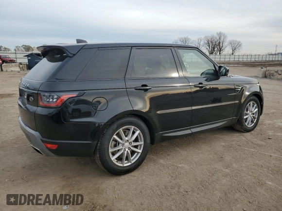 2021 Land Rover Range Rover Sport SE with VIN SALWG2SU5MA775338, listed as a Copart auction lot 80596544 with 48,323 mi miles and Salvage Title. Bid and sale history available at carsss.com. Image 3.