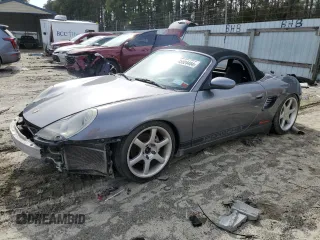 2001 Porsche Boxster с VIN WP0CA29801U623644, выставлен на аукционе Copart как лот 45924484 с пробегом 129 129 миль миль и Списание • Salvage title. История ставок и продаж доступна на DreamBid. Изображение 1.