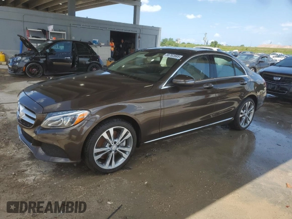 2016 Mercedes-Benz C 300 Luxury with VIN WDDWF4KBXGR139241, listed as a Copart auction lot 58782885 with Not provided miles and Salvage title. Bid and sale history available at DreamBid. Image 1.