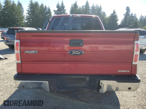 2013 Ford F-150 XL with VIN 1FTFW1EF1DFA75532, listed as a Copart auction lot 64324395 with 135,654 mi miles and Salvage title. Bid and sale history available at DreamBid. Image 6.