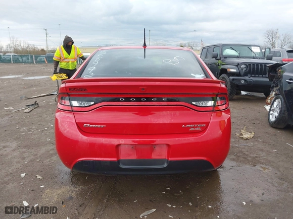 2014 Dodge Dart Limited with VIN 1C3CDFCBXED668992, listed as a IAAI auction lot 41836744 with 56,025 mi miles. Bid and sale history available at carsss.com. Image 17.