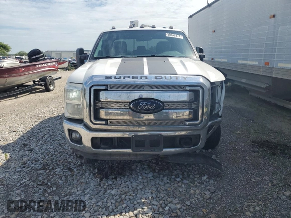 2012 Ford F-350 XL with VIN 1FT8W3DT0CEC51907, listed as a Copart auction lot 59849374 with 220,569 mi miles and Salvage Title. Bid and sale history available at DreamBid. Image 5.