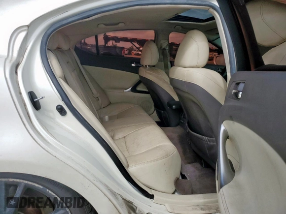 2009 Lexus IS 250 with VIN JTHBK262395093408, listed as a Copart auction lot 64627095 with 184,822 mi miles and Clean title. Bid and sale history available at DreamBid. Image 10.