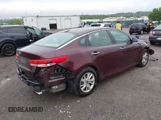 2016 Kia Optima LX with VIN 5XXGT4L31GG053429, listed as a IAAI auction lot 42464513 with 122,397 mi miles and . Bid and sale history available at DreamBid. Image 4.