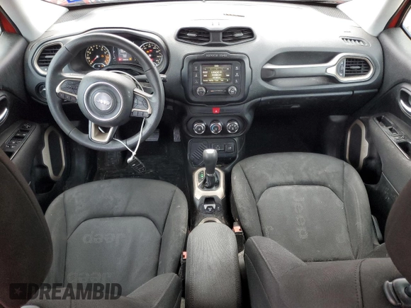 2017 Jeep Renegade Sport with VIN ZACCJAAB4HPF66247, listed as a Copart auction lot 54587595 with 142,264 mi miles and Salvage title. Bid and sale history available at DreamBid. Image 8.