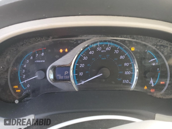 2012 Toyota Sienna XLE z VIN 5TDDK3DC5CS033868, wystawiony jako Copart lot #74727814 z przebiegiem 98 798 mil mil oraz Szkoda całkowita • Salvage title. Historia ofert i sprzedaży dostępna na DreamBid. Obrazek 9.