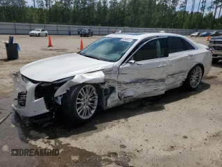 2017 Cadillac CT6 Premium Luxury AWD with VIN 1G6KF5RS5HU193391, listed as a Copart auction lot 56297505 with 114,620 mi miles and Salvage title. Bid and sale history available at DreamBid. Image 1.