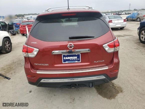 2014 Nissan Pathfinder SL with VIN 5N1AR2MN1EC694405, listed as a Copart auction lot 44962365 with 63,900 mi miles and Salvage Title. Bid and sale history available at carsss.com. Image 6.