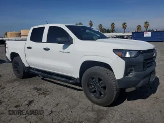 2023 Chevrolet Colorado 4WD Work Truck with VIN 1GCGTBEC9P1197906, listed as a Copart auction lot 45225455 with 45,087 mi miles and Salvage title. Bid and sale history available at DreamBid. Image 4.