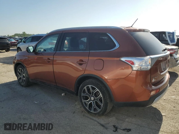 2015 Mitsubishi Outlander GT with VIN JA4JZ4AX5FZ005531, listed as a Copart auction lot 61829905 with 96,838 mi miles and Clean title. Bid and sale history available at DreamBid. Image 2.