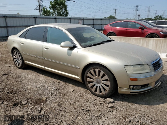 2004 Audi A8 with VIN WAUML44E14N006398, listed as a Copart auction lot 64504114 with Not provided miles and Non repairable. Bid and sale history available at DreamBid. Image 4.
