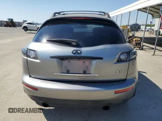 2005 Infiniti FX with VIN JNRAS08W75X204901, listed as a Copart auction lot 55780965 with 260,917 mi miles and Salvage title. Bid and sale history available at DreamBid. Image 6.