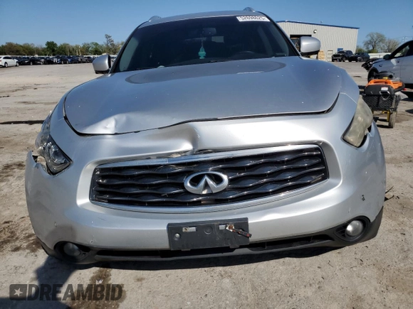 2010 Infiniti FX with VIN JN8AS1MW6AM851138, listed as a Copart auction lot 52698625 with 202,829 mi miles and Salvage title. Bid and sale history available at DreamBid. Image 5.