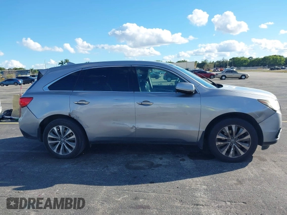 2016 Acura MDX w/Tech with VIN 5FRYD3H46GB004113, listed as a IAAI auction lot 41671704 with 141,476 mi miles. Bid and sale history available at carsss.com. Image 13.