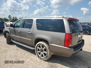 2012 Cadillac Escalade ESV Luxury with VIN 1GYS3HEF9CR263884, listed as a Copart auction lot 71485034 with 153,516 mi miles and Salvage title. Bid and sale history available at DreamBid. Image 2.