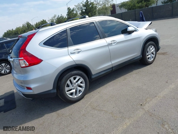 2015 Honda CR-V EX with VIN 2HKRM3H54FH528195, listed as a IAAI auction lot 42019484 with 42,217 mi miles. Bid and sale history available at carsss.com. Image 4.