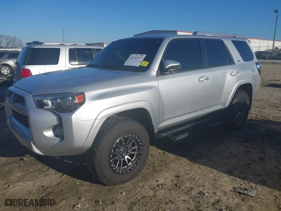 2017 Toyota 4Runner SR5 with VIN JTEZU5JR4H5150614, listed as a IAAI auction lot 41492357 with 75,721 mi miles. Bid and sale history available at carsss.com. Image 18.