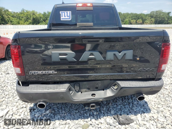 2016 Ram 1500 Rebel with VIN 1C6RR7YT5GS418564, listed as a Copart auction lot 55436645 with 103,949 mi miles and Salvage title. Bid and sale history available at DreamBid. Image 6.