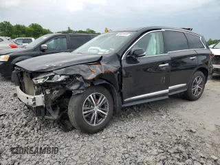 2019 Infiniti QX60 Pure z VIN 5N1DL0MM6KC514342, wystawiony jako Copart lot #59527615 z przebiegiem Nie podano mil oraz Czysty tytuł • Clean title. Historia ofert i sprzedaży dostępna na DreamBid. Obrazek 1.