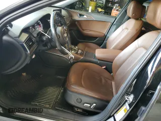 2016 Audi A6 Premium Plus with VIN WAUFGAFC3GN003689, listed as a Copart auction lot 50046145 with 130,670 mi miles and Salvage Title. Bid and sale history available at DreamBid. Image 7.